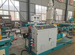 HDPE 110mm Single Wall Corrugated Pipe Extruder Extruder Line