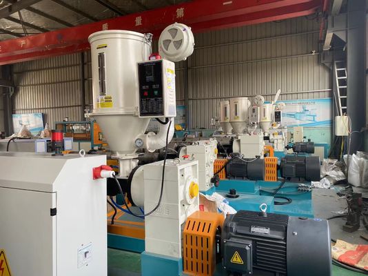 PE Corrugated PP Pipe Extrusion Line Drainage Electric Conduit Tube